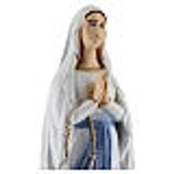 Notre-Dame Lourdes poudre de marbre 65 cm EXTÉRIEUR
