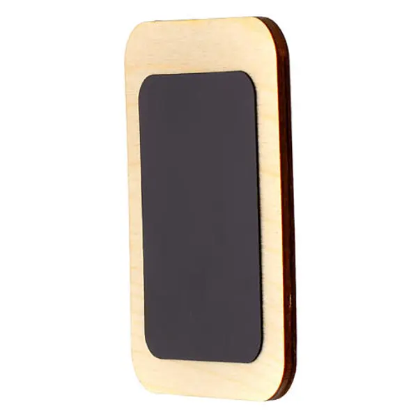 Aimant en bois avec Christ Pantocrator en pied 10 cm