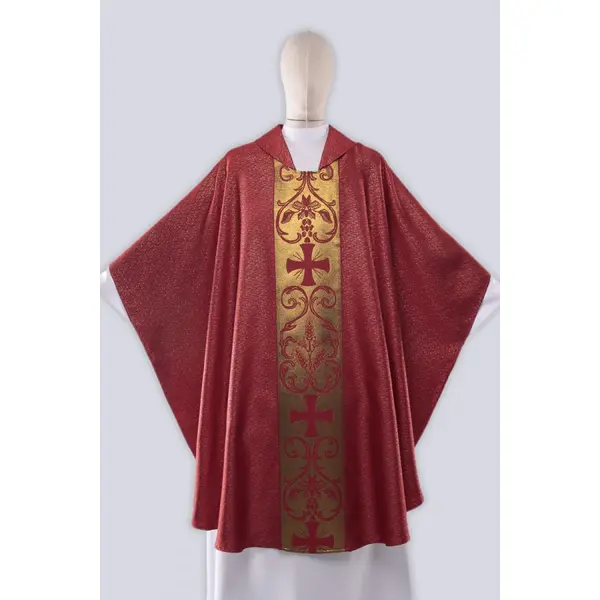 Chasuble rouge IPa8/c