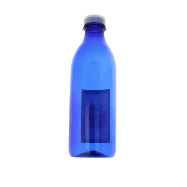 1L Lourdes water in a blue plastic bottle with Lourdes Apparition