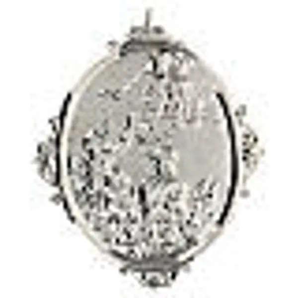 Médaille confrérie laiton Vierge et âmes du Purgatoire