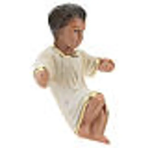 Enfant Jésus Arte Barsanti plâtre peint à la main 20 cm