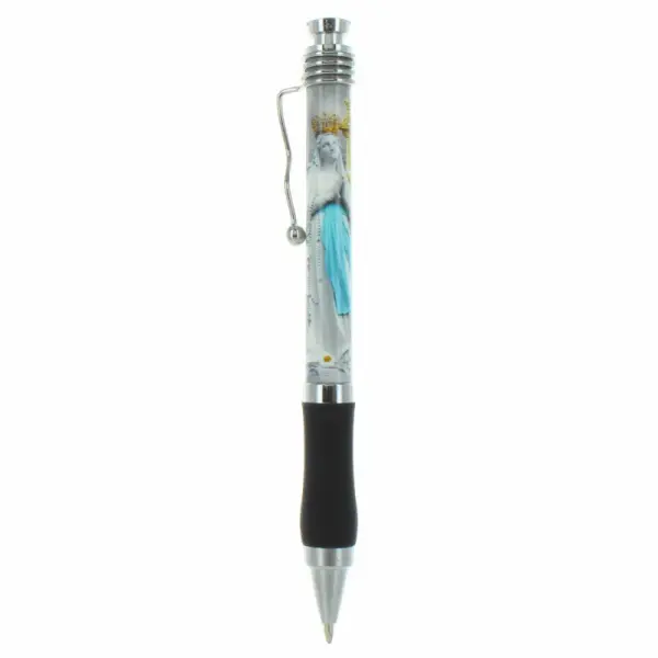 Pen with the Crowned Virgin of Lourdes