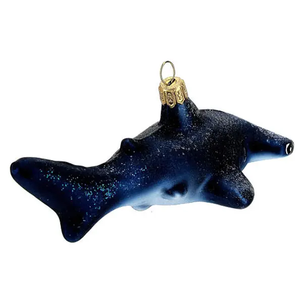 Requin-marteau décoration verre soufflé sapin Noël