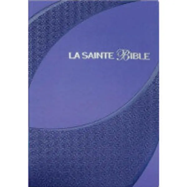 La Sainte Bible Segond 1910 similicuir violet gros caractères