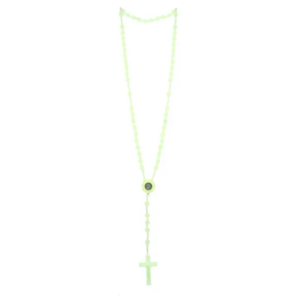 Glow-in-the-dark Saint Benedict rosary