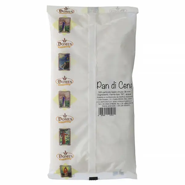 Hosties « Pan di Cena » bords fermés 38 mm emballage 500 pcs