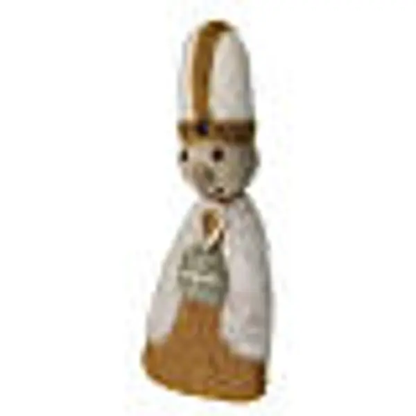 Trois Rois Mages en laine Gry & Syf pour crèche 12 cm