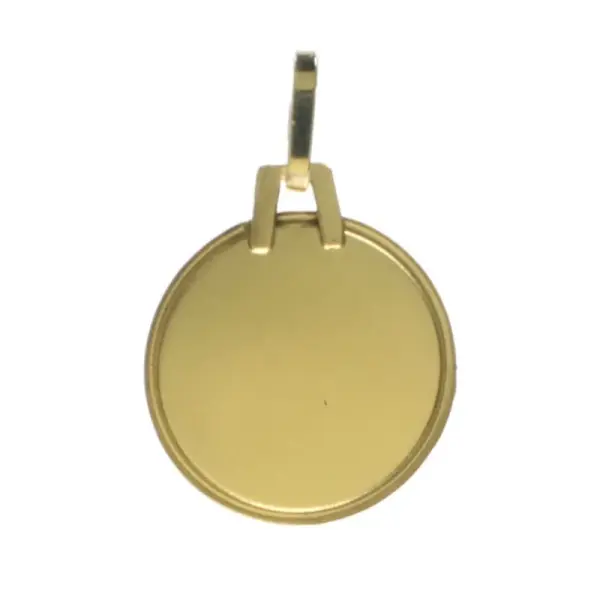 Médaille de l'Archange Raphaël en Or 18 carats de 14mm