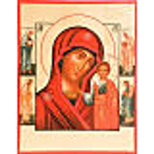 Vierge de Kazan, 4 saints