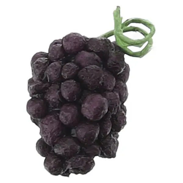 Paire de grappes de raisin noir pour crèche 8 cm 2x1 cm