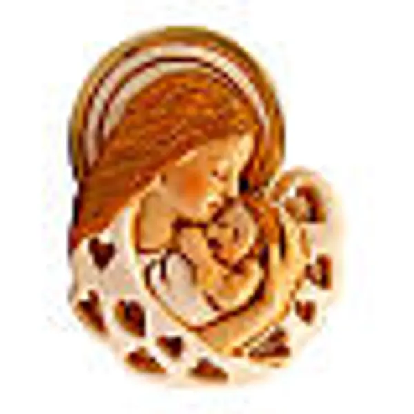 Aimant Maternité plâtre Baptême 5x4 cm