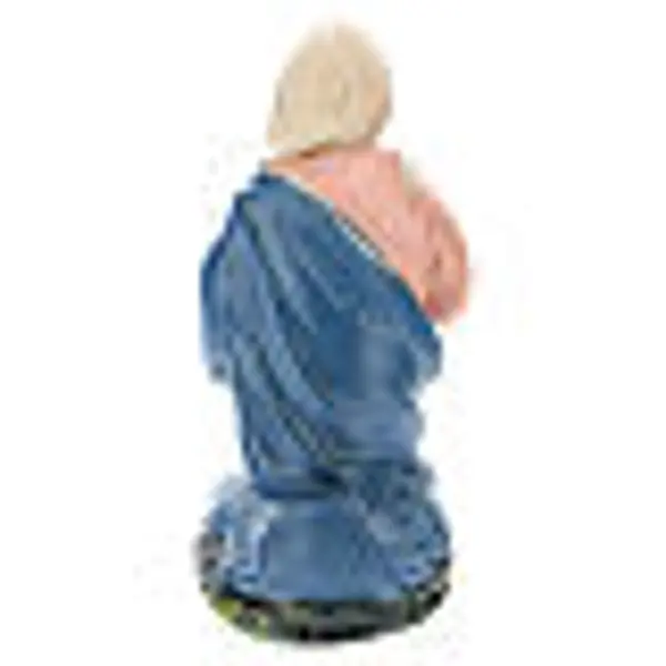 Santon Vierge agenouillée plâtre pour crèche 10 cm Arte Barsanti