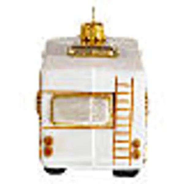 Camping car décoration verre soufflé sapin Noël