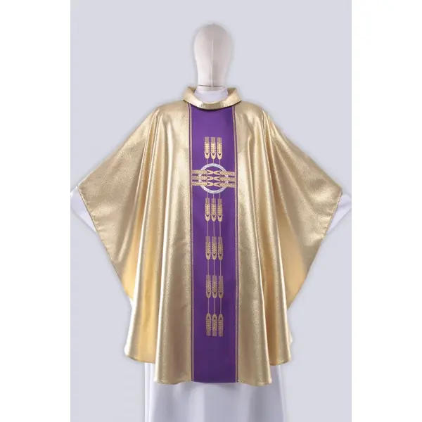 Chasuble violette et dorée ZP27/f