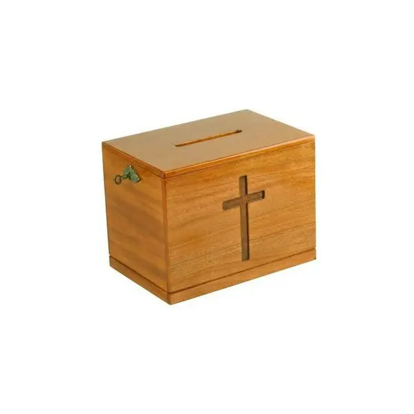 Boite à offrandes en bois
