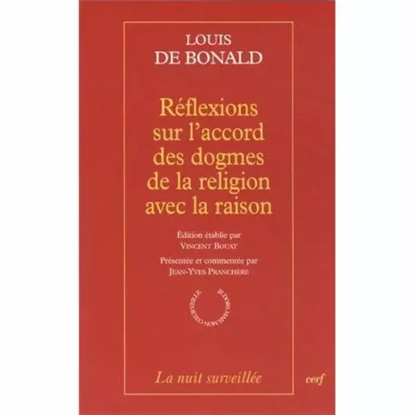 Réflexions sur l’accord des dogmes de la religion avec la raison