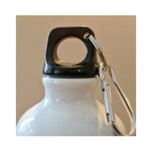 Gourde « création » Alain Auderset Gourde en aluminium 800 ml avec mousqueton, design de l'artiste Alain AUDERSET
