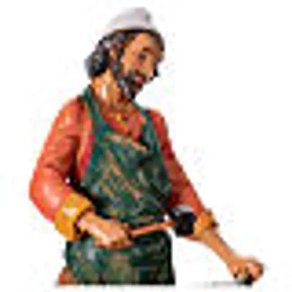 Forgeron crèche Fontanini 30 cm pvc peint main