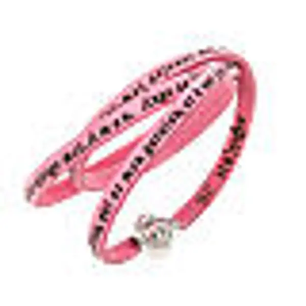 Bracelet Amen Ange de Dieu rose FRA