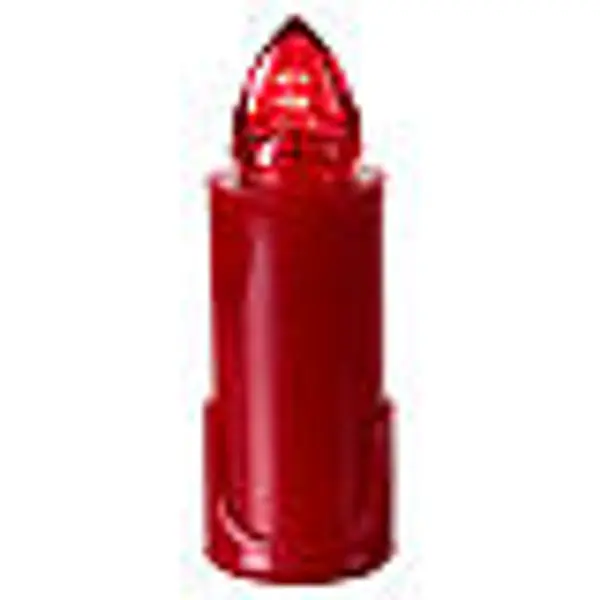 Bougie électronique rouge support adhésif lumière rouge clignotante 120 jours