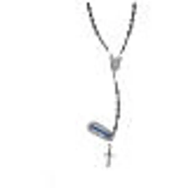Chapelet argent 925 diamanté avec grains de 4 mm