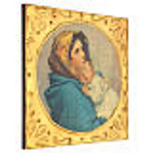 Tableau bois Ferruzzi Madonna del Riposo 30x30 cm
