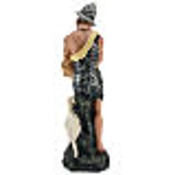 Joueur de cornemuse avec mouton pour crèche Arte Barsanti 30 cm