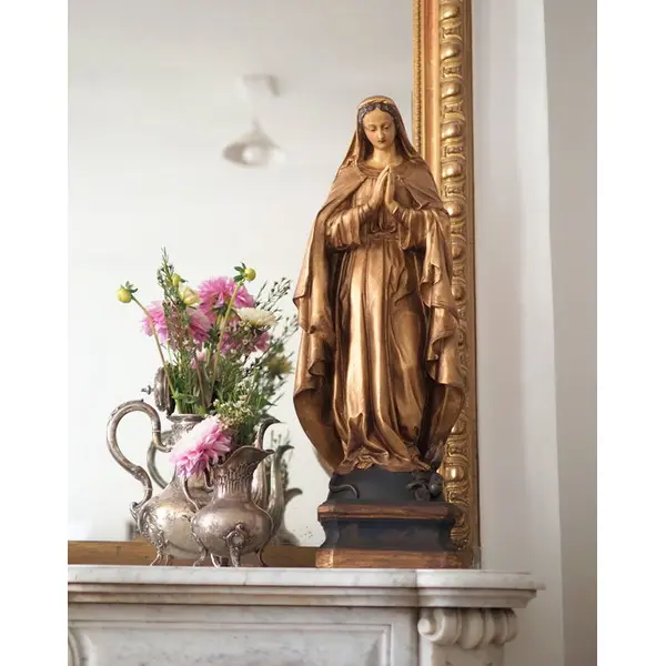 Statue Vintage Vierge priante