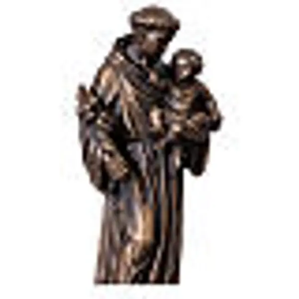 Statue Saint Antoine en bronze 20 cm