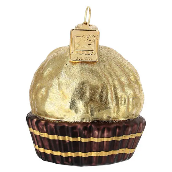 Praline chocolat noisettes décoration sapin Noël verre soufflé