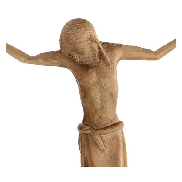 Corps Christ en style roman bois patiné Valgardena