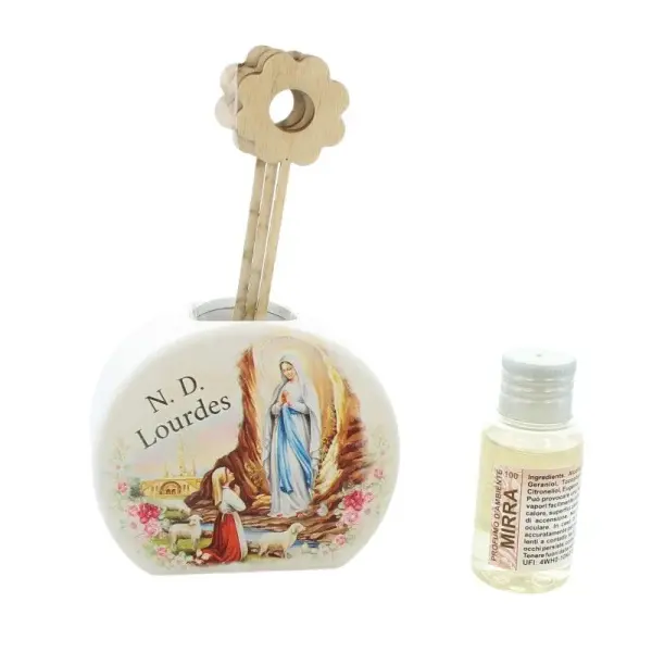 Diffuseur de parfum "Lourdes" avec batonnets