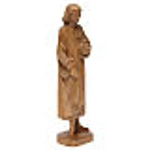 Saint Cosme 25 cm bois patiné Valgardena