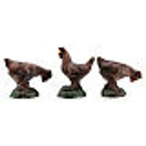 Animaux de basse-cour assortis 3 pcs pour crèche