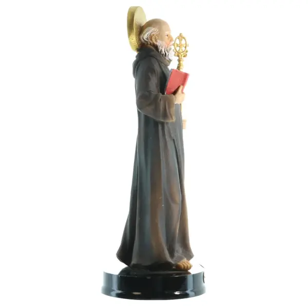 Saint Benedict statue resin 22cm