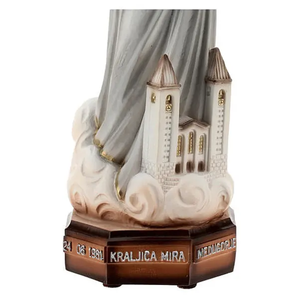 Notre-Dame de Medjugorje église poudre de marbre 30 cm EXTÉRIEUR