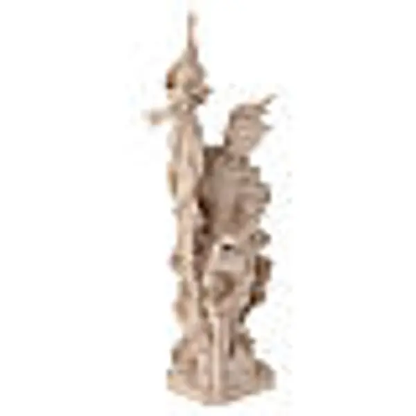 Saint Florian en bois naturel