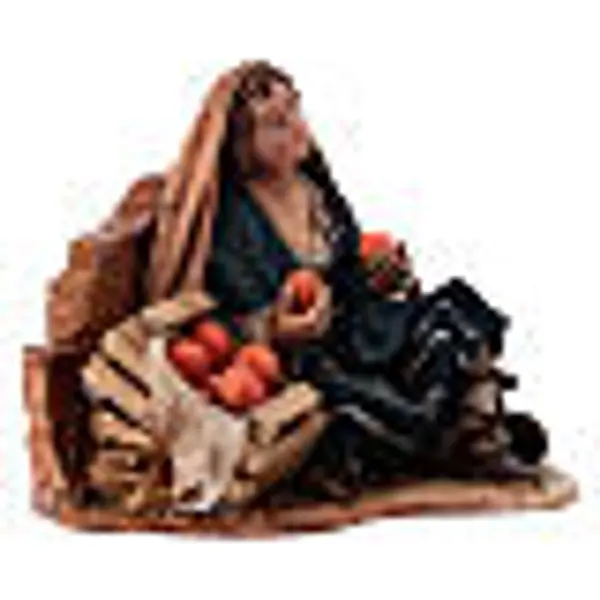 Femme au muret 13 cm crèche Tripi