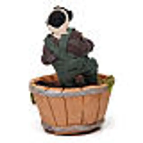 Homme qui presse la raisin 10cm crèche Napolitaine
