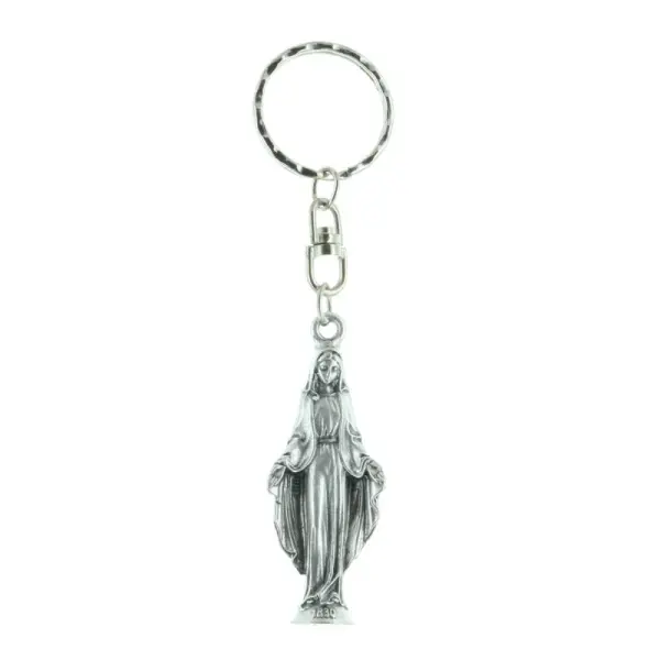 Our Lady of Grace statue key-ring