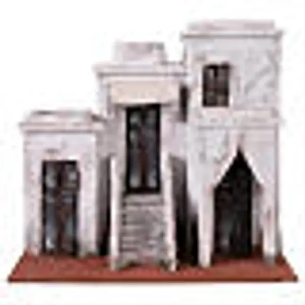 Maison arabe avec 3 entrées 30x35x25 cm pour crèche de 11 cm
