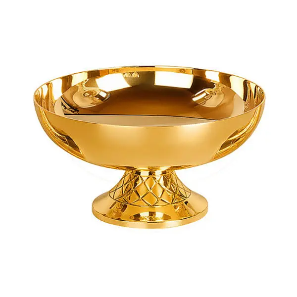 Set Eucharistie laiton doré Molina motif filet