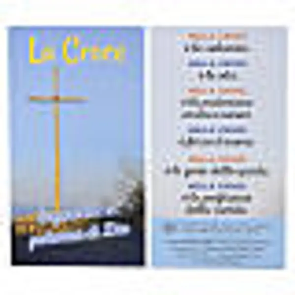 Croix celtique tressée à poser en bois d'olivier Monastère des Clarisses 10x6,5 cm