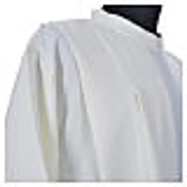 Aube liturgique ivoire croix et épis 100% polyester