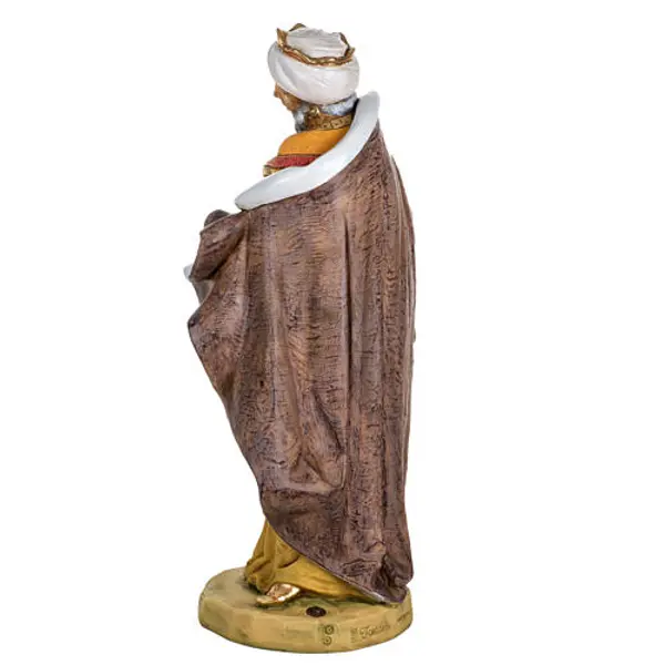Roi Mage mulatre crèche Fontanini 85 cm résine