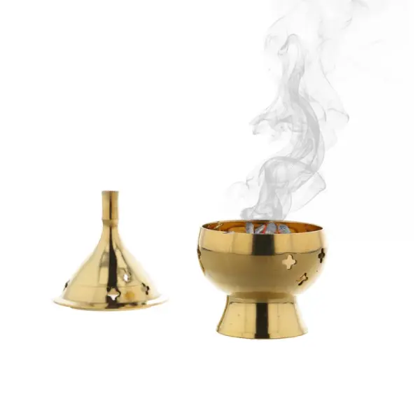 Brûle Encens en Laiton 10cm