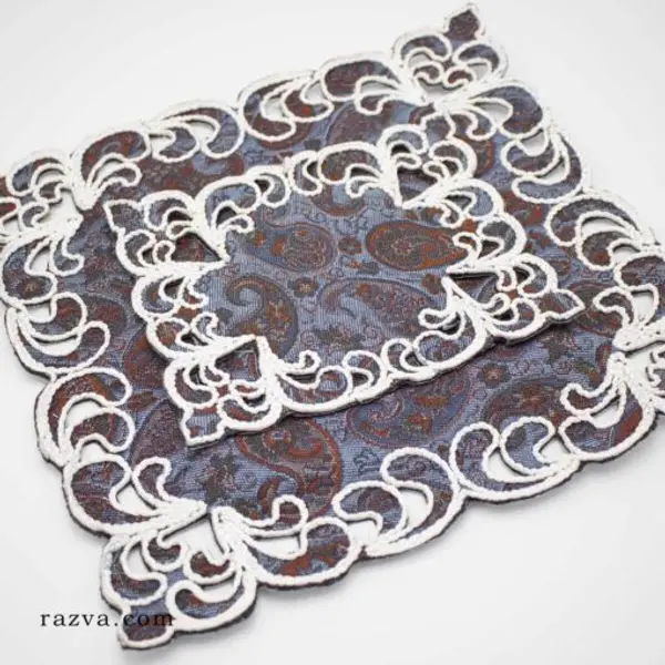 Tapis de prière iranien carré | 2 pièces