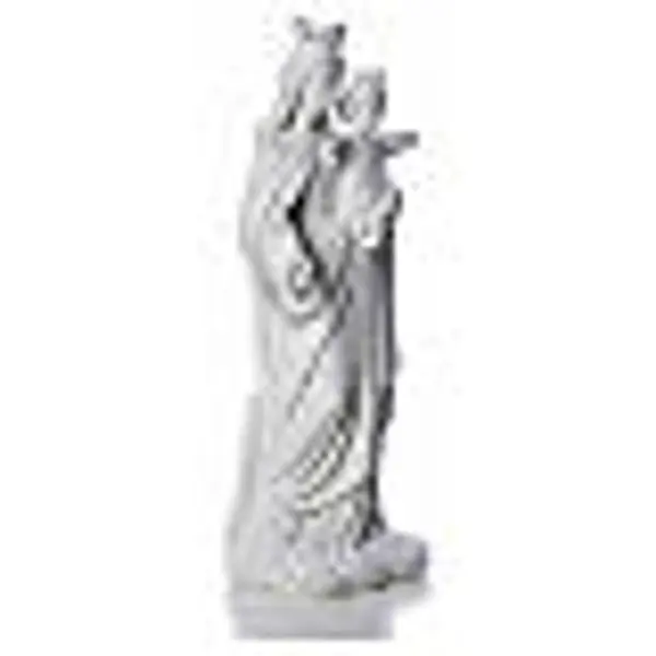 Vierge Marie Auxiliatrice marbre blanc 80 cm