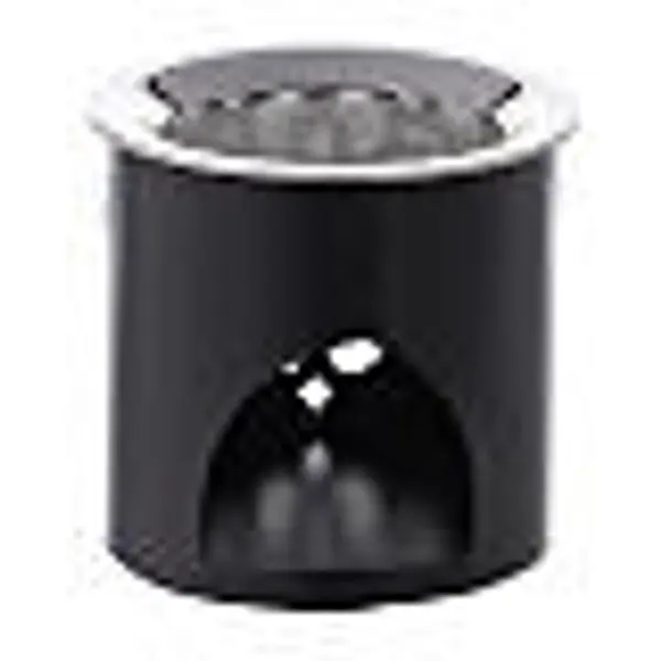 Brûle-encens ajouré rosace fer noir 6 cm
